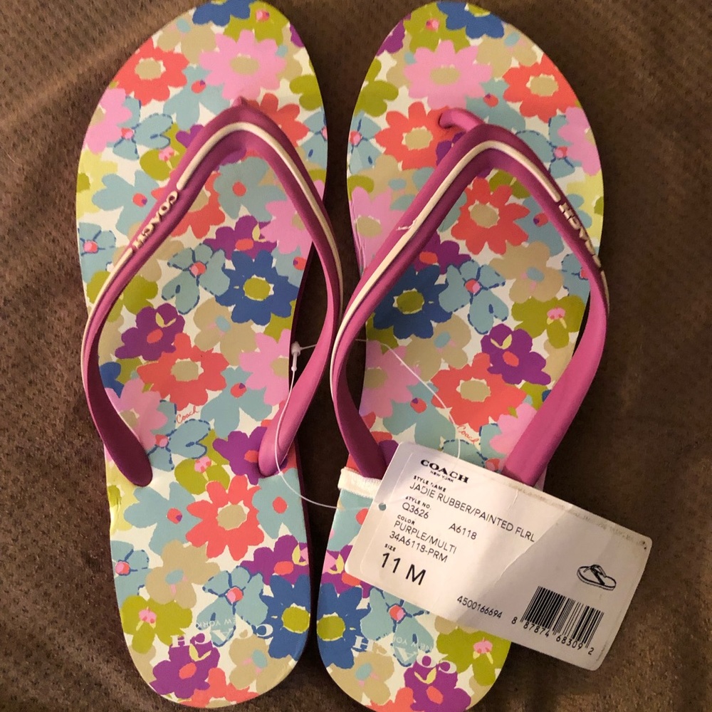 Coach Flip Flops